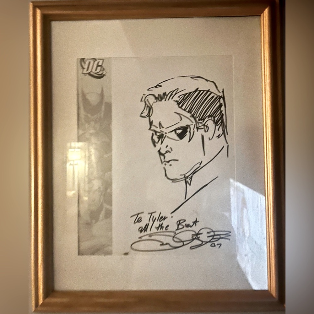 Comic Con - Custom Nightwing Drawing By Jamal Igle